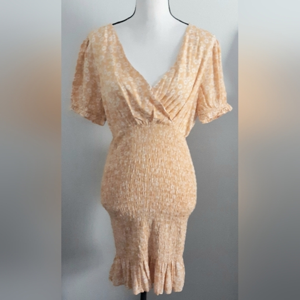 Urban Outfitters Lumiere Smocked Dress